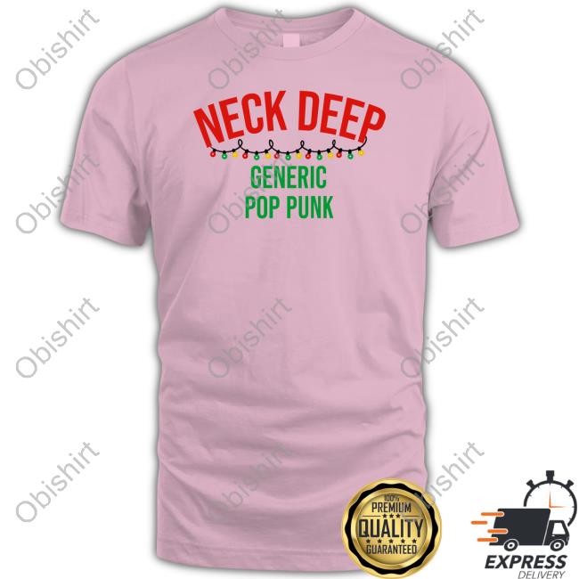 Neck Deep Merch Store Neck Deep Generic Pop Punk Christmas Hoodie Neckdeepuk