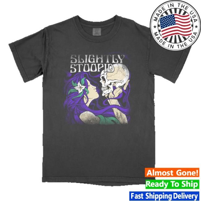 Slightly Stoopid Merch Skull Kiss Tee Shirt
