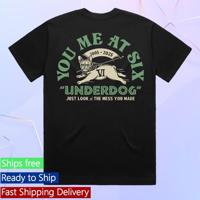 You Me At Six Merch Shop Store Official Underdog Hoodie