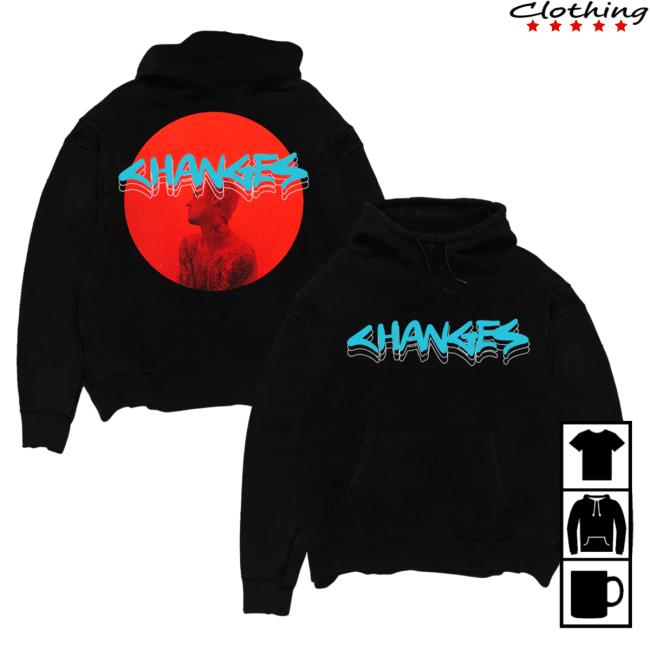 Official Justin Bieber Merch Store Shop Justin Bieber Changes 3D Tee JustinBieber Apparel Clothing
