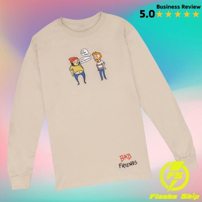 Bad Friends Official Store Bad Friends Embroidered Sweater Bad Friends Podcast