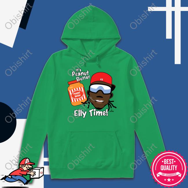 Cincy Shirts Elly De La Cruz It's Peanut Butter Elly Time 44 Hoodie Cincy Shirts Elly De La Cruz It's Peanut Butter Elly Time 44 T-Shirt, Hoodie, Tank Top, Sweater And Long Sleeve T-Shirt