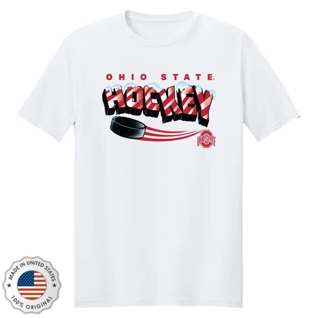 Trending Gobuckeyes Merch Store Ohio State Buckeyes Hockey Holiday Tee