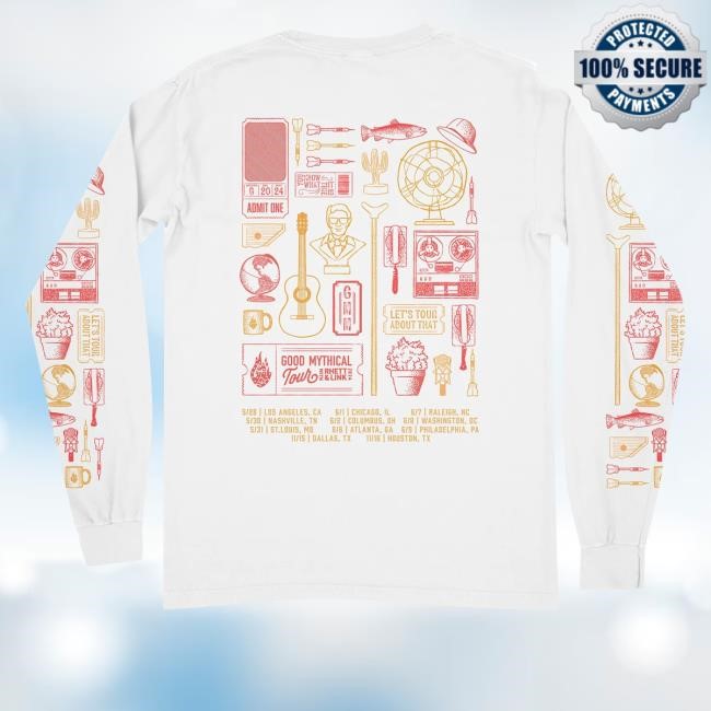 Mythical Merch Store Tour Collage Tee Shirt