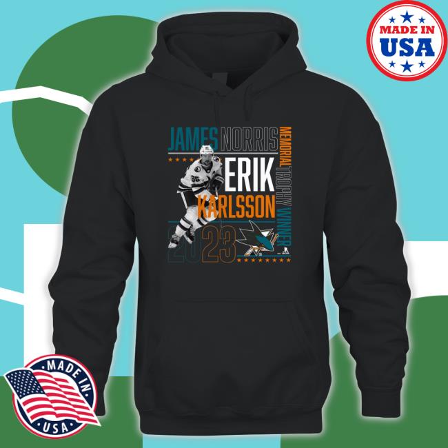 Erik Karlsson San Jose Sharks 2023 Norris Trophy Winner shirt, hoodie, tank top, sweater and long sleeve t-shirt