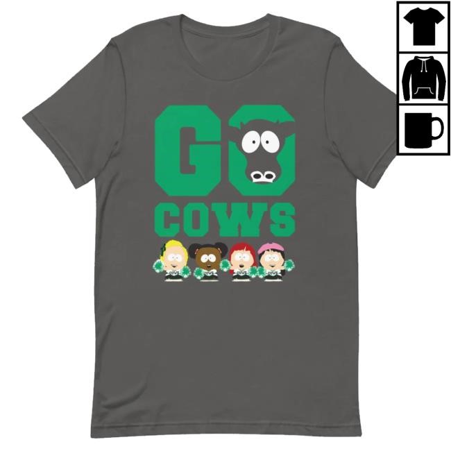 Official Paramount Shop Merch South Park Go Cows Hooded Sweatshirt