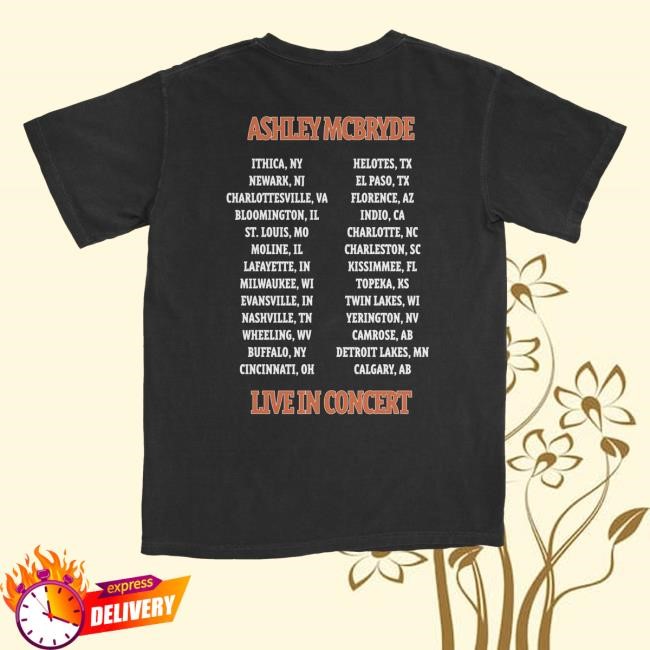 Ashley Mcbryde Merch Shop Store Official Across America Tour Tank Top