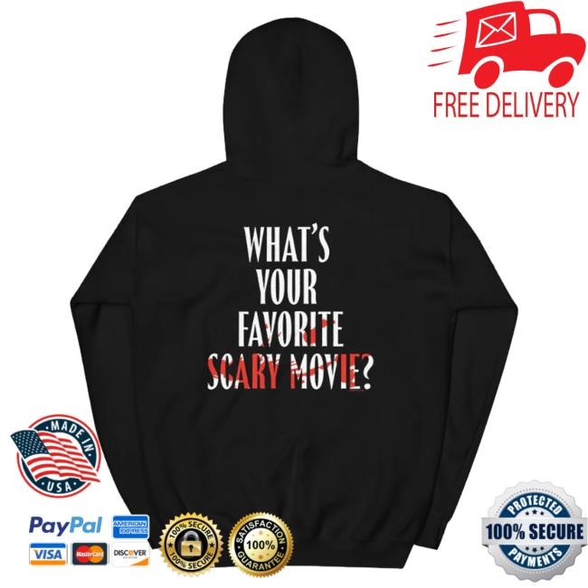 Official Paramount Shop Merch Scream What's Your Favorite Scary Movie Unisex Crewneck Sweatshirt