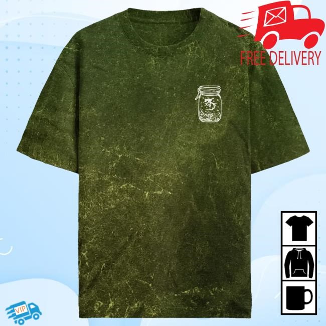 Official Zeds Dead Merch Zeds Dead Frog Noises Green Mineral Wash Oversized Tee