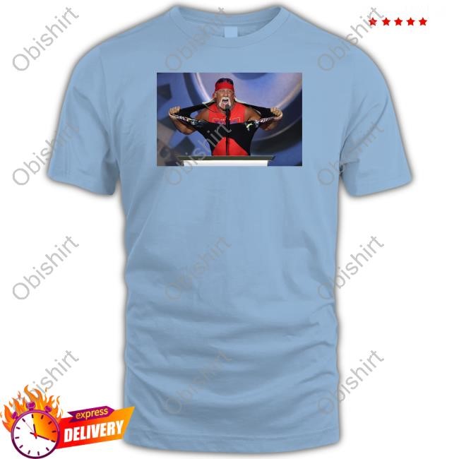 Hulk Hogan Ripping New Shirt
