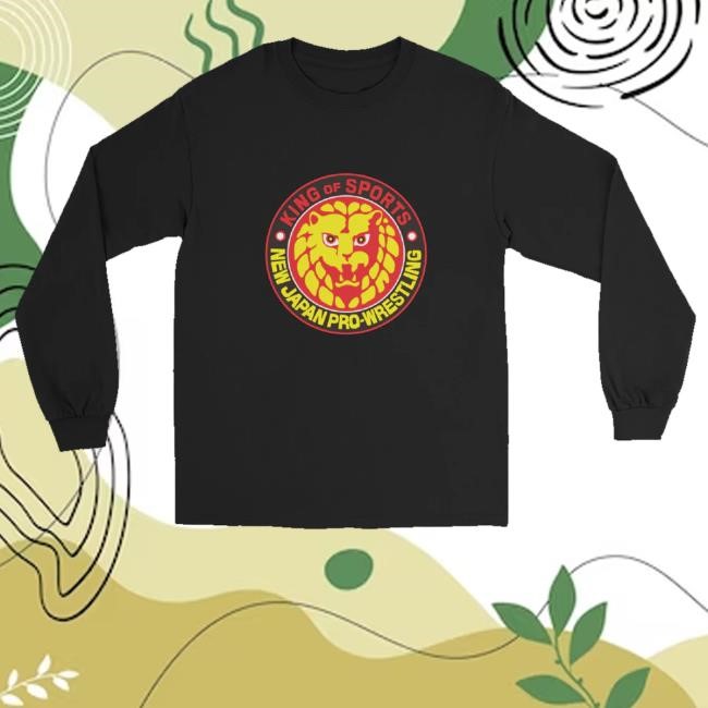 Tokon Merch Shop Store Official Global New Japan Pro-Wrestling Of America Njpw1972 Lion Mark Hooded Sweatshirt