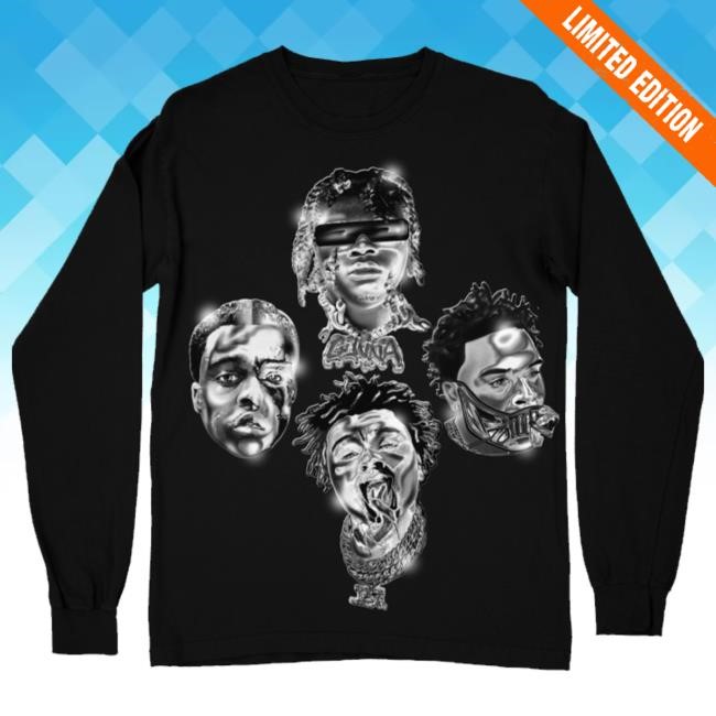 Official Young Stoner Life Shop Merch Ds4ever Chrome Long Sleeve Shirt