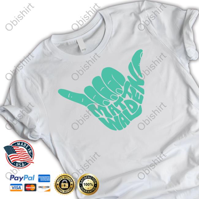 Matt Walden Shaka Hoodie Sweatshirt Matt Walden Music Merch Matt Walden Shaka Sweatshirt