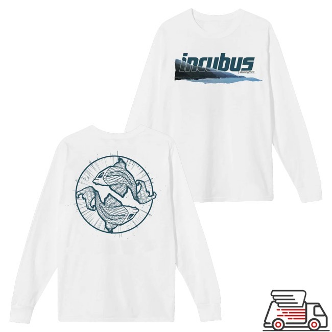 Trending Incubus Merch Mv 2025 Tour White Crewneck Sweatshirt