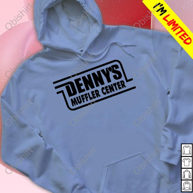 Rob Mcelhenney Wearing Denny's Muffler Center Shirts