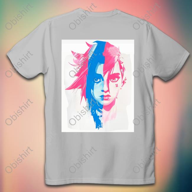 Arcane Vi and jinx T Shirt