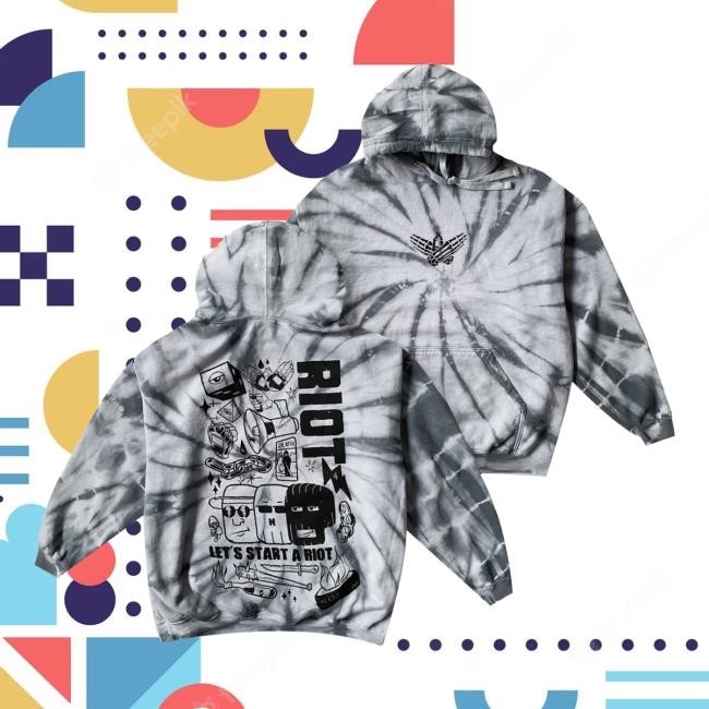 Kt8 Merch Store Riot - Street Riot - Tie Dye Pullover Long Sleeve Shirt