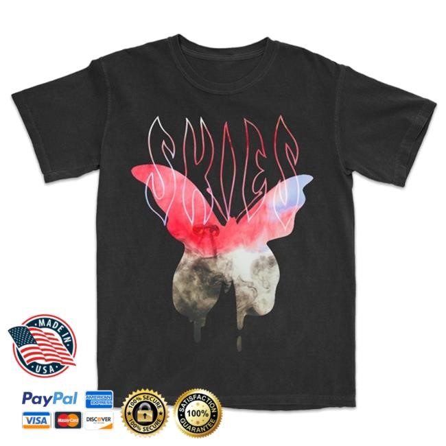 Official Shop Lil Skies Merch Lil Skies Butterfly Smoke Tee