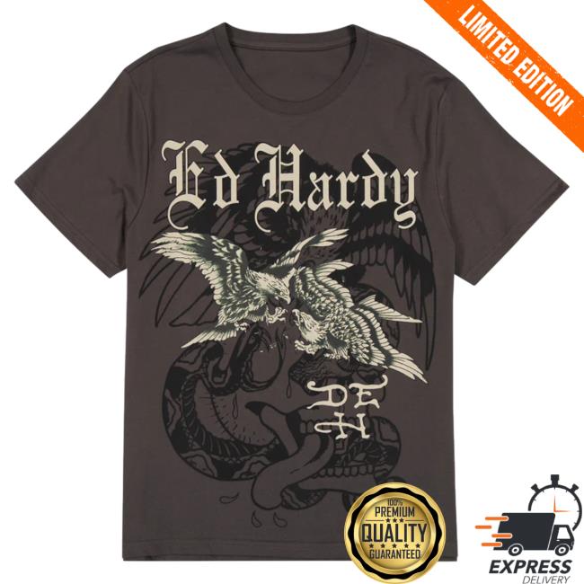 Official Ed Hardy Merch Store Eagle Battle Tshirt EdHardy Apparel Clothing Shop