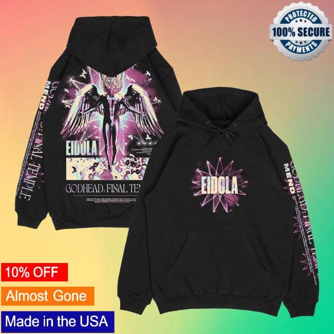 Rise Records Merch Store Eidola Angel Black Pullover Funny Shirt