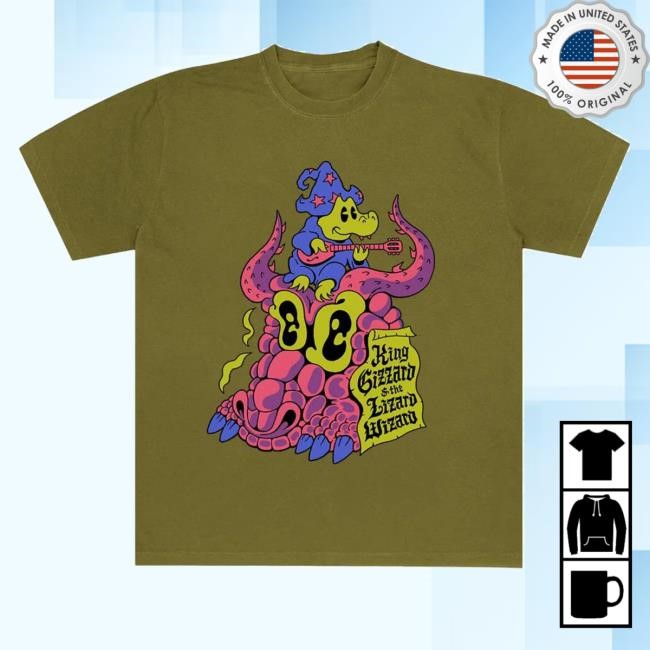 King Gizzard And The Lizard Wizard Gator Wizard Sweaters