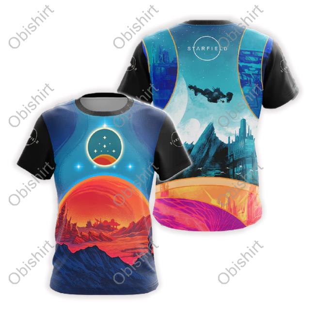 Starfield Video Game 3D All Over Printed Hoodie Sweatshirt Beach Shorts Joggers