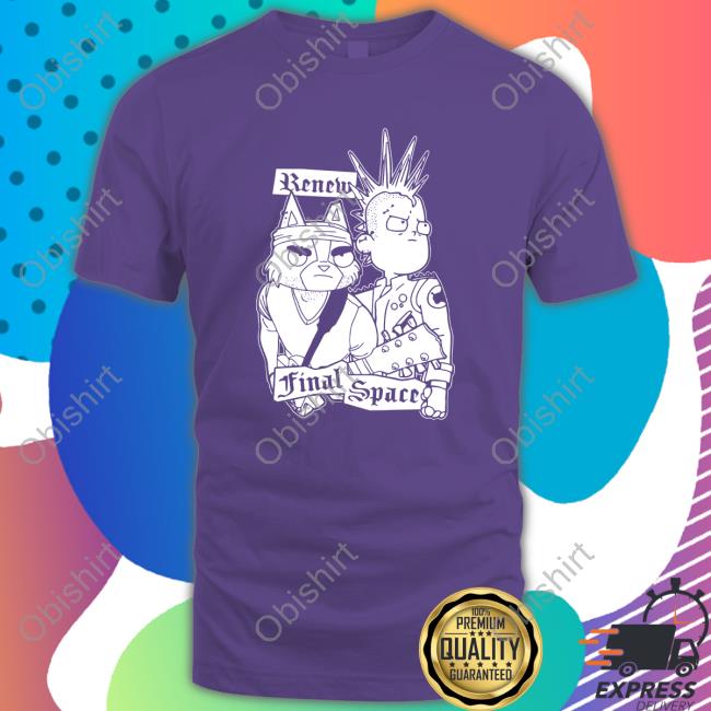 Starcadet Store Punk Rock Renew Final Space Long Sleeve Tee