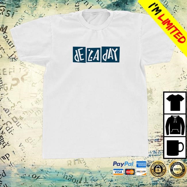 De La Soul Merch Shop Store Official De La Day White Long Sleeve T Shirt