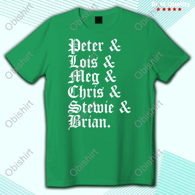 Stephen Peter & Lois & Meg & Chris & Stewie & Brian Long Sleeve T Shirt