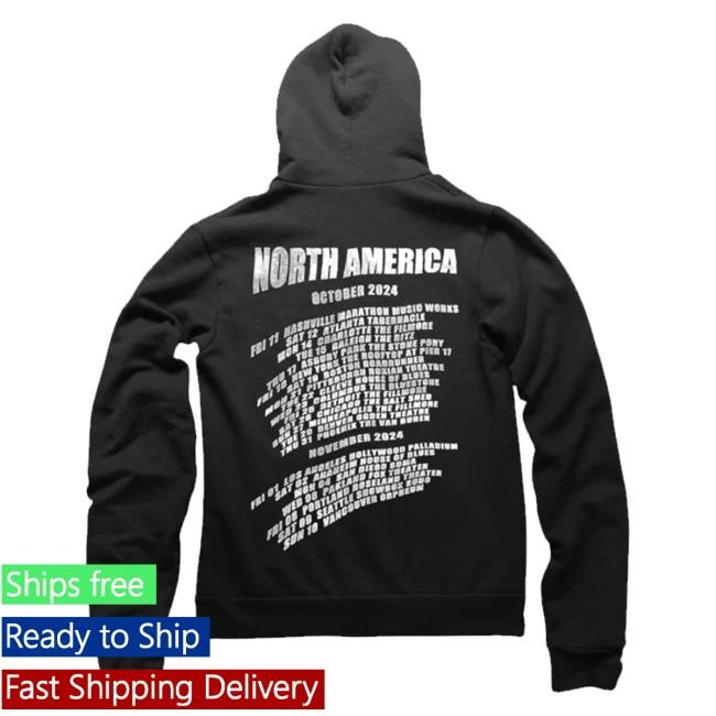 Inhaler Official Store Merch Shop Oct 24 Tour Sweatshirt Black
