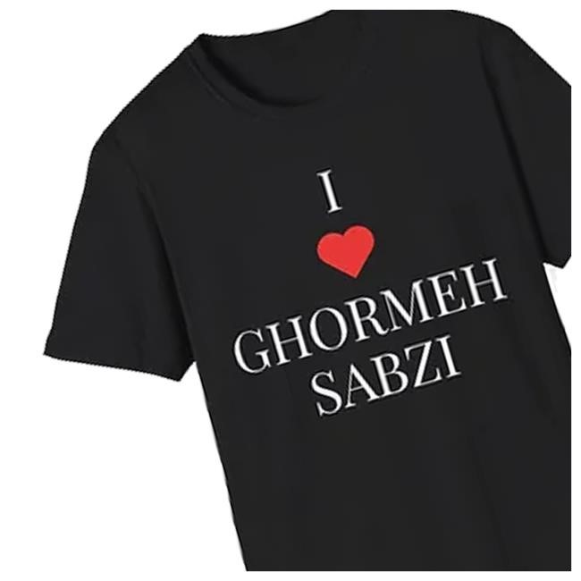 Official I Love Ghormeh Sabzi T Shirts