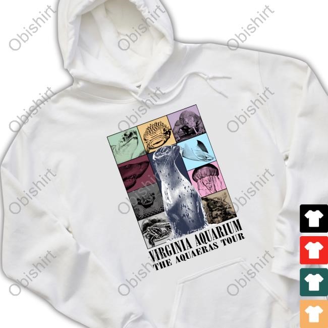 Official Virginia Aquarium The Aquaeras Tour Crewneck Sweatshirt