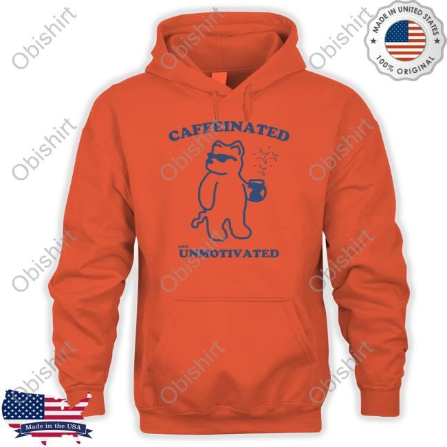 Caffeinated And Unmotivated Bear Shirt Slippywild Store
