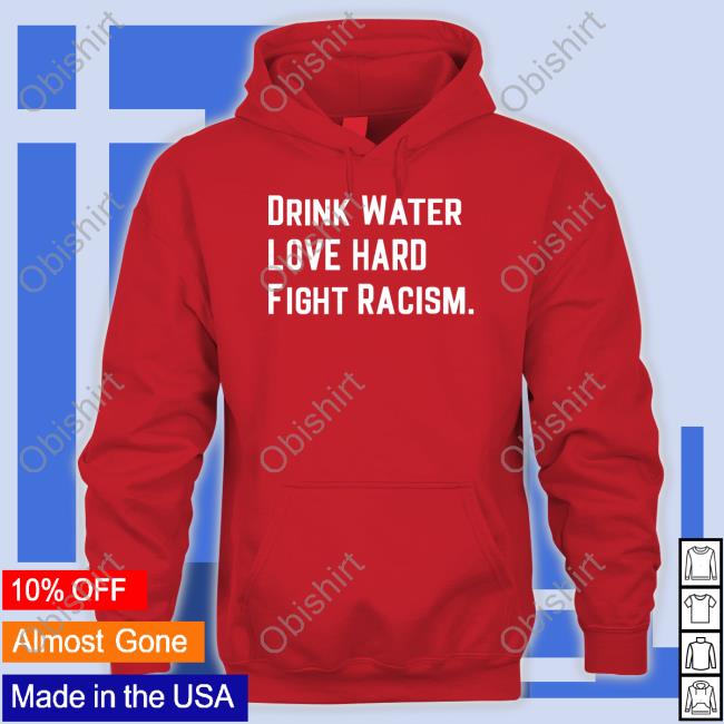 Mahogany Mommies Shop Drink Water Love Hard Fight Racism Long Sleeve T Shirt