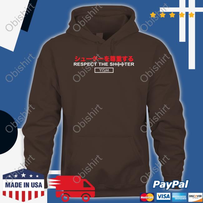 Keisha Respect Wearing Respect the Shooter YISM Sweatshirt