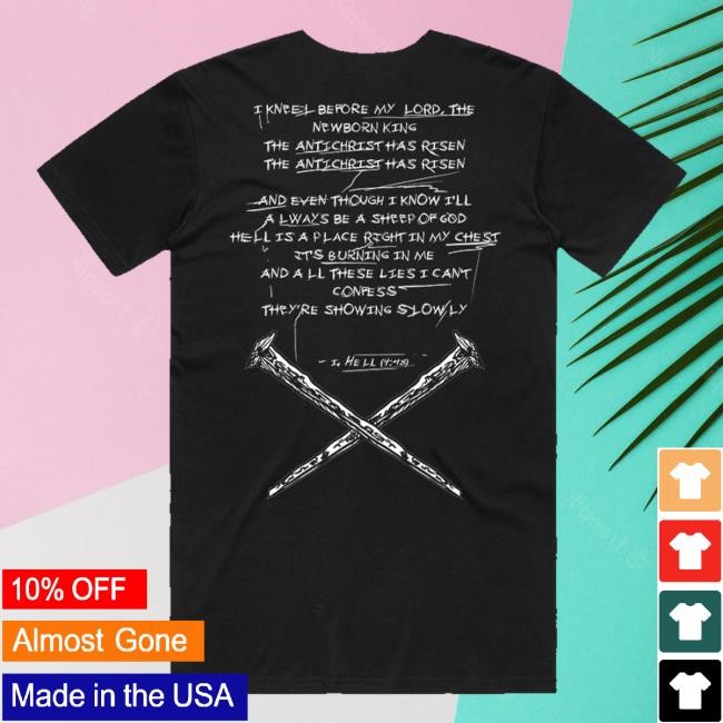 Unprocessed Band Merch Shop Store Official Hell Prayer T Shirt