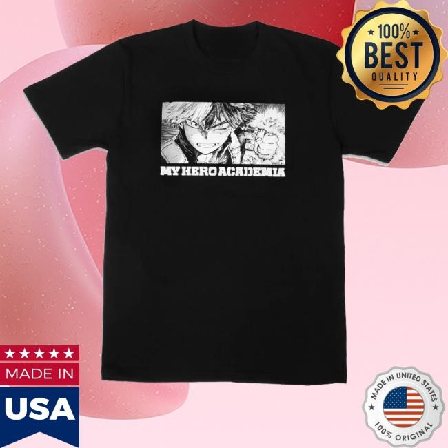 Shonen Jump Merch Shop Store Official My Hero Academia Todoroki Long Sleeve T Shirt