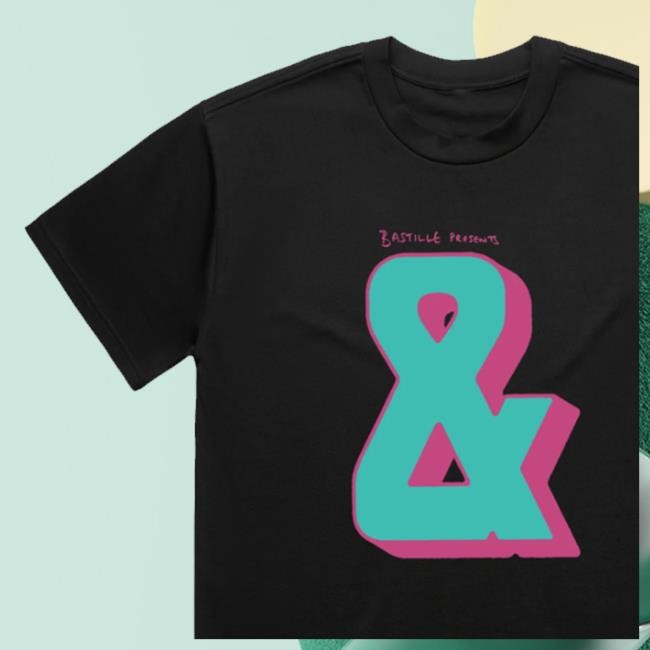Bastille Merch Shop Bastille Ampersand Logo Black Hoodie