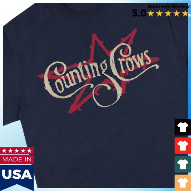 Blue Script Star Shirts