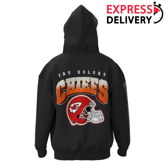 Official Tru Colors Apparel Clothing Tru Kolors X Chiefs Hooded Sweatshirt Black