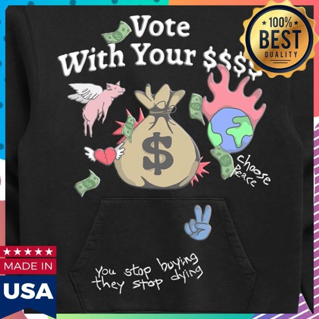 Dont Eat The Homies Merch Store Official Vote With Your $$$ T Shirt