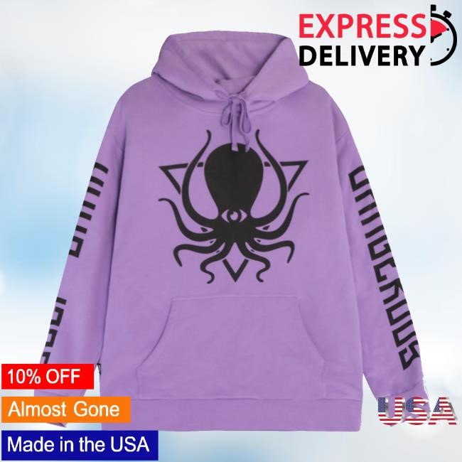 Deep Dark And Dangerous Merch Store Purple Fleece Pullover Zip Up Hooded Sweatshirt