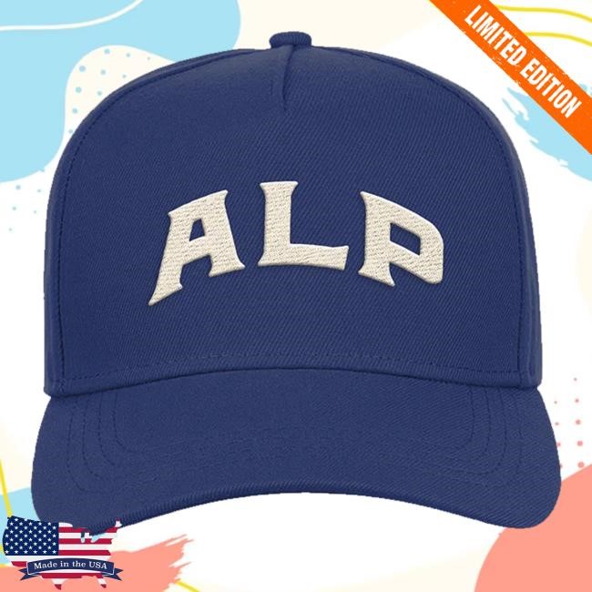Official Alp Pouch Merch Arched Logo Trucker Hat