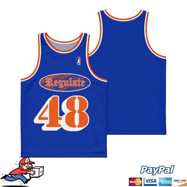 Flatspot Records Merch Store Shop Regulate Basketball Jersey