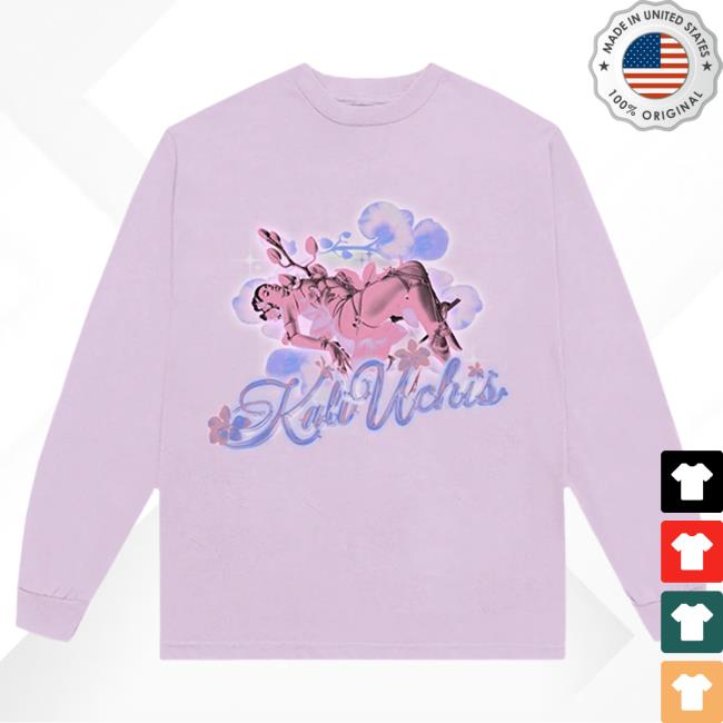 Official Kali Uchis Merch Store Orquídeas Pink Long Sleeve Tees Kaliuchis Clothing Shop