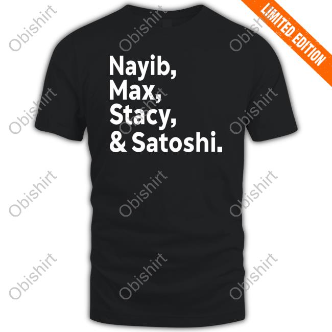 Nayib Max Stacy & Satoshi Sweatshirt