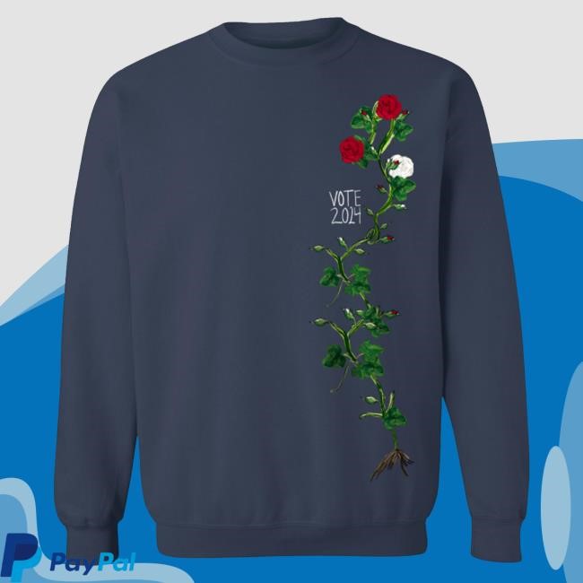 Kamala Harris Merch Jonathan Cohen Floral Vote 2024 Sweatshirt