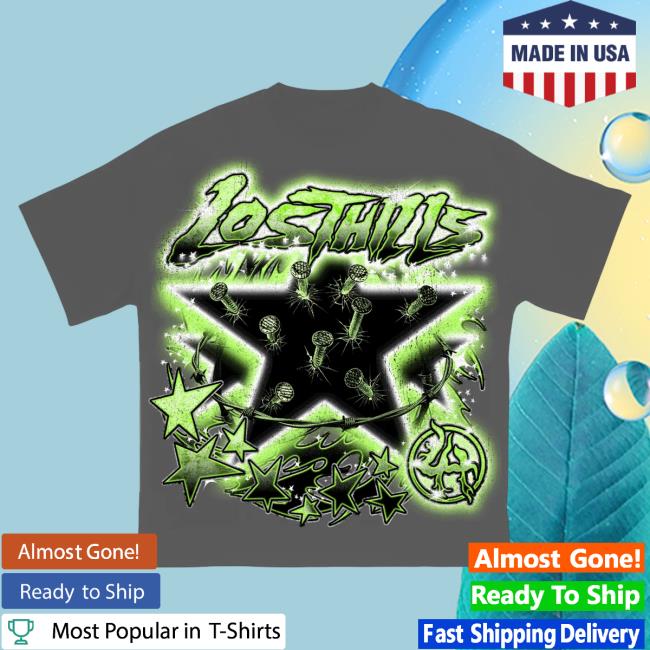 Official Lostinthehills x Youngboy Lost In The Hills Green - Vintage Crewneck Sweatshirt