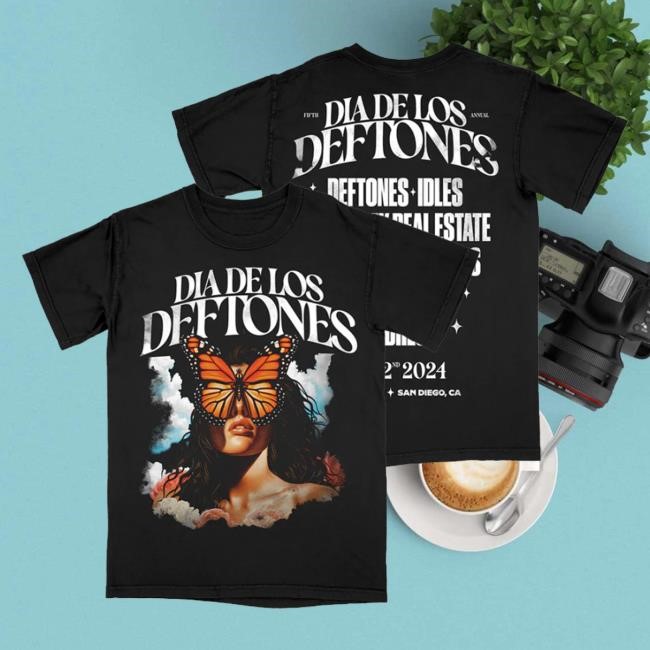 Shop Deftones Merch Store Ddld '24 Black Admat Tee Shirt