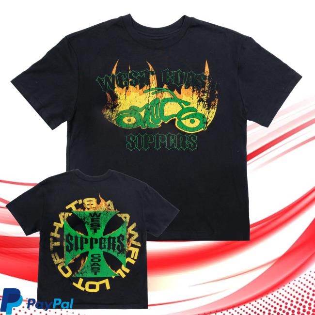Official Coughsyrup Merch Shop Store West Coast Sippers T Shirt